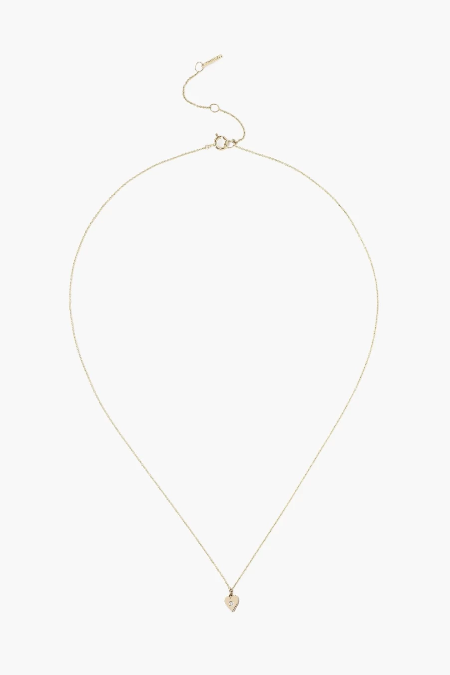 "Chan Luu Women's 14K Gold Heart Pendant Necklace With Diamond Accents"
