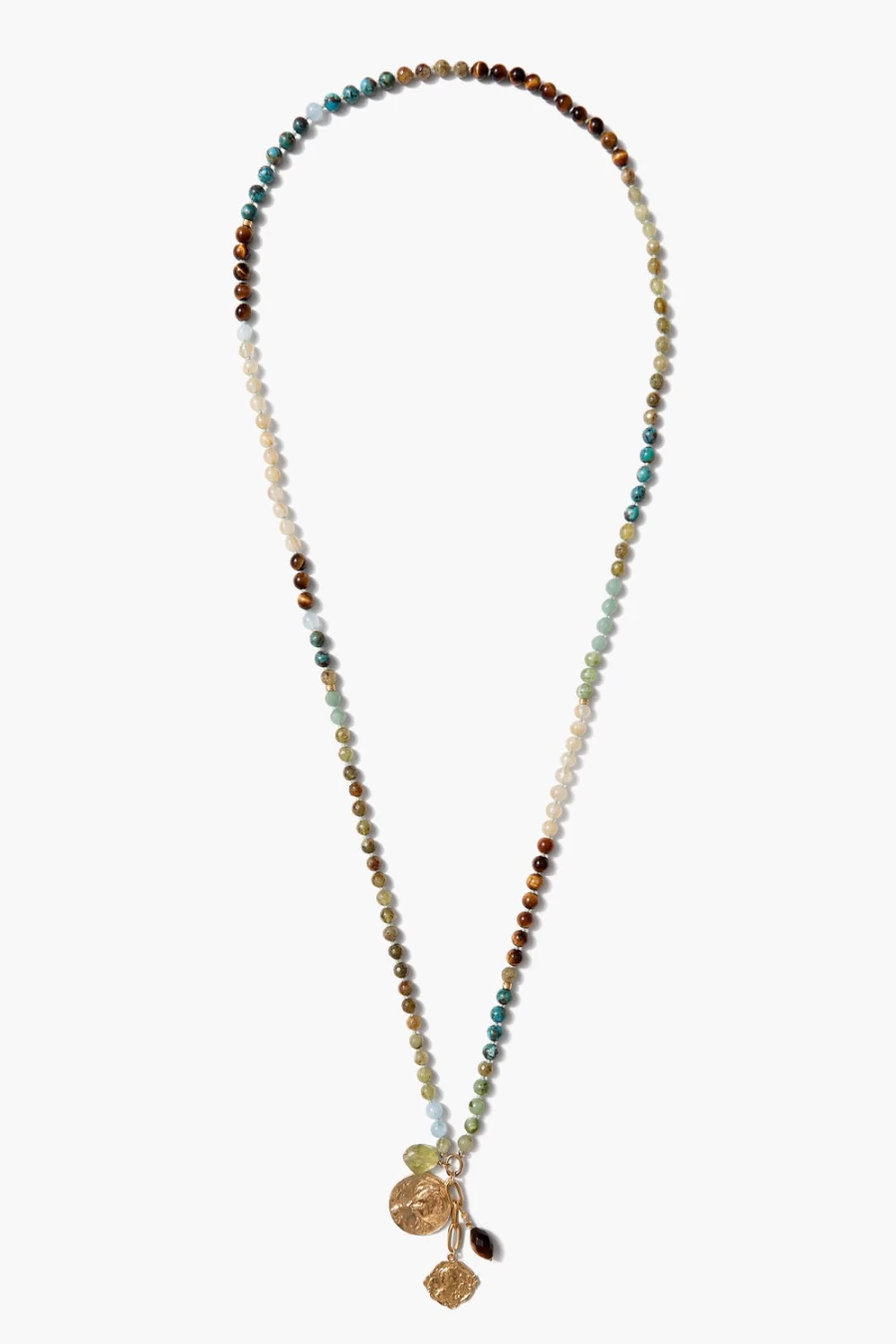 Chan Luu Women's Garnet Portrait Charm Necklace – Elegant Personalized Jewelry Gift