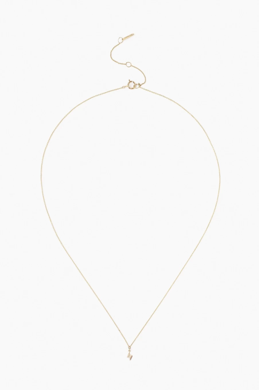 "Chan Luu Women's 14K Gold Bolt Necklace with Diamond Inlay - Elegant Diamond Accent Jewelry"