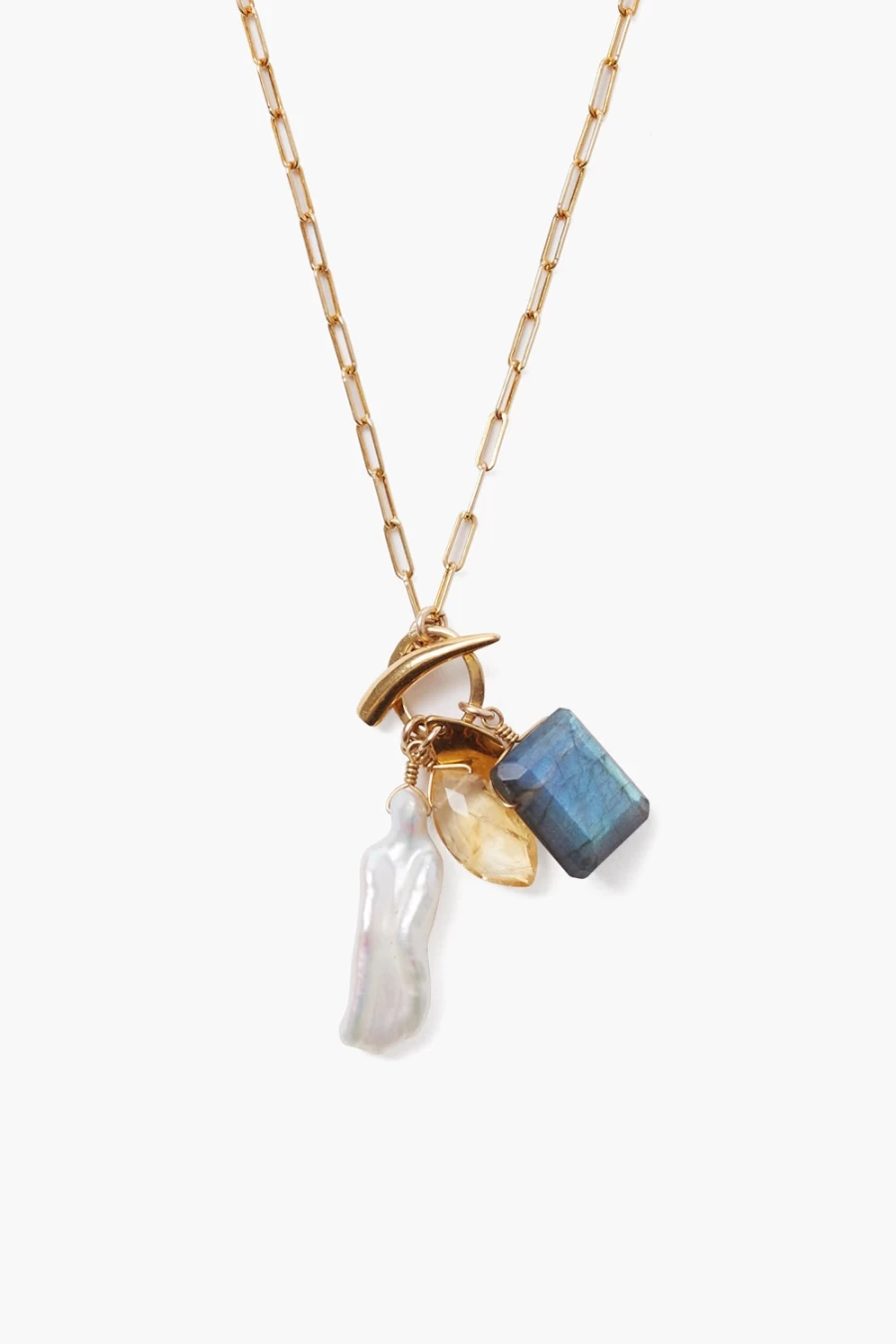 "Chan Luu Women's Labradorite Voyage Mix Beaded Necklace"