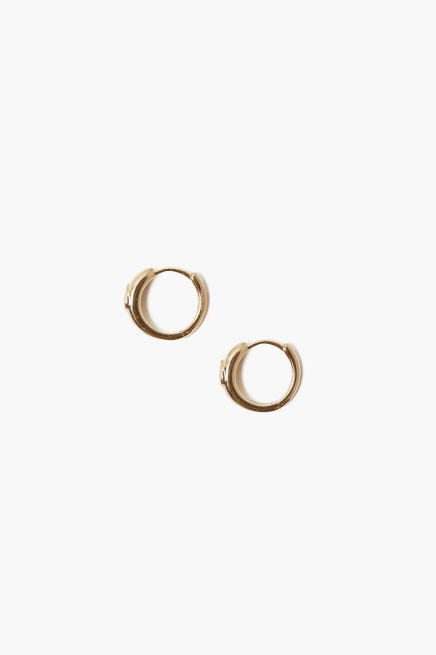 "Chan Luu Women's 14K Gold Pear-Shaped Diamond Huggie Hoop Earrings"