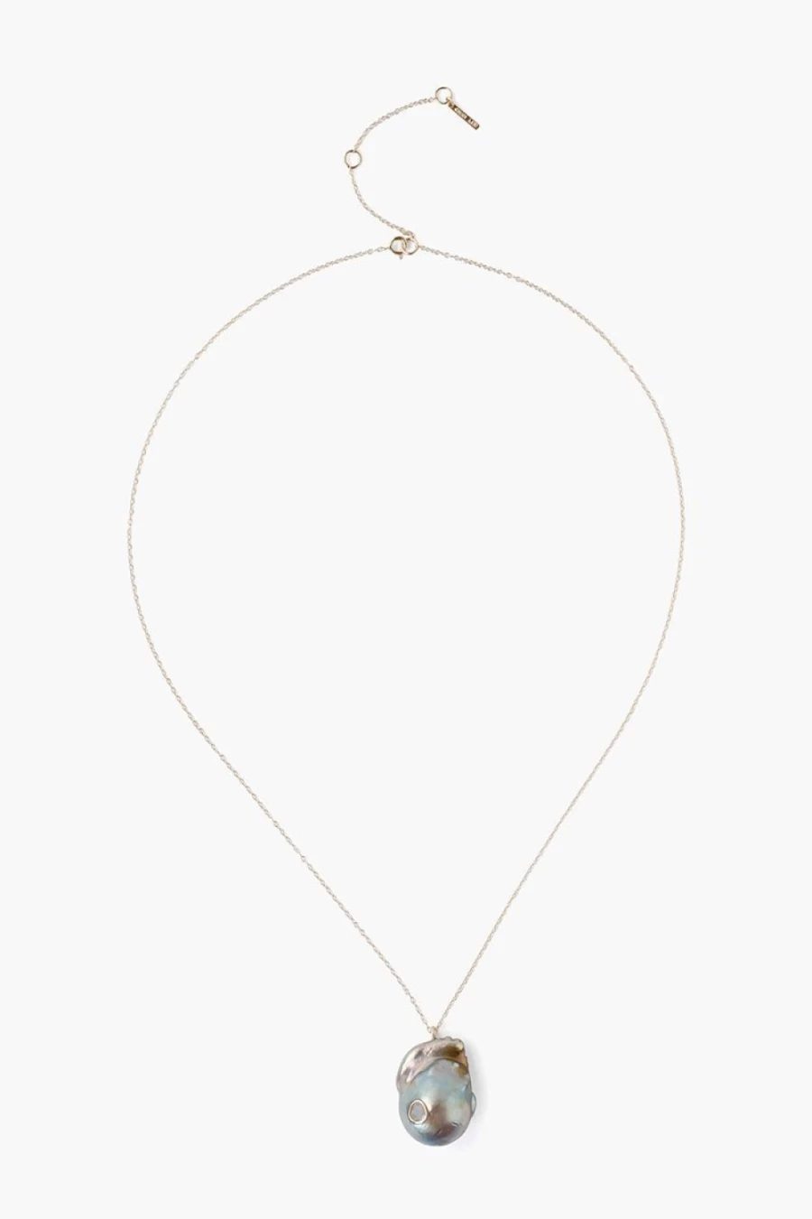 Chan Luu Women's 14K Gold Baroque Peacock Necklace with Diamonds