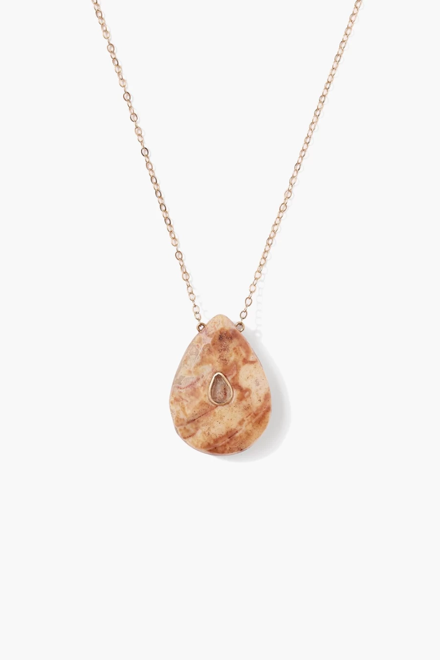 Chan Luu Women's 14K Gold Temple Necklace with Agate Gemstone