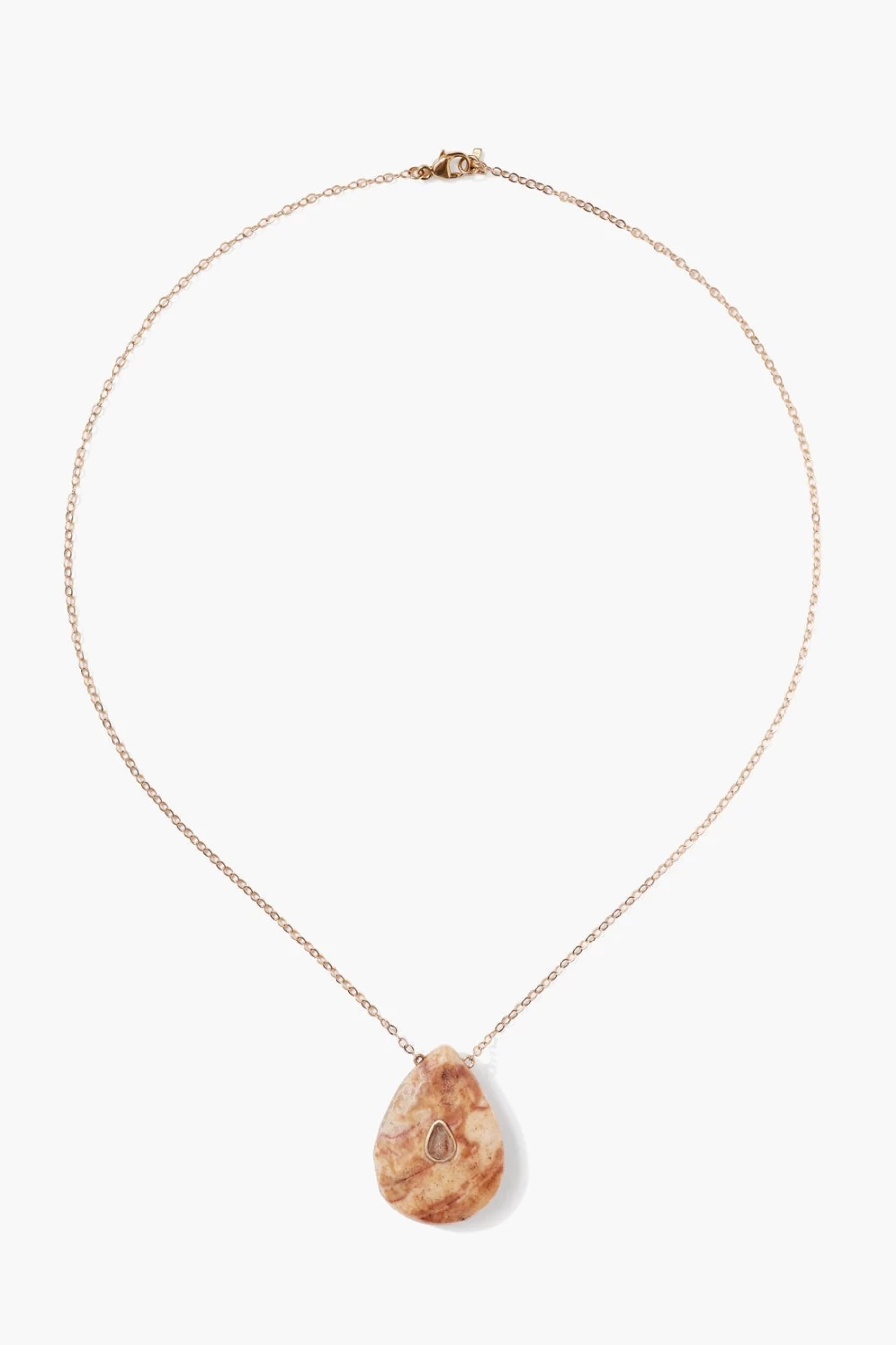 Chan Luu Women's 14K Gold Temple Necklace with Agate Gemstone