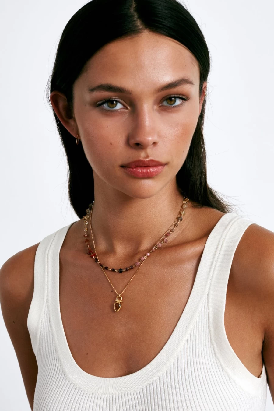 Chan Luu Women's Daphne Beaded Necklace with Citrine Gemstones