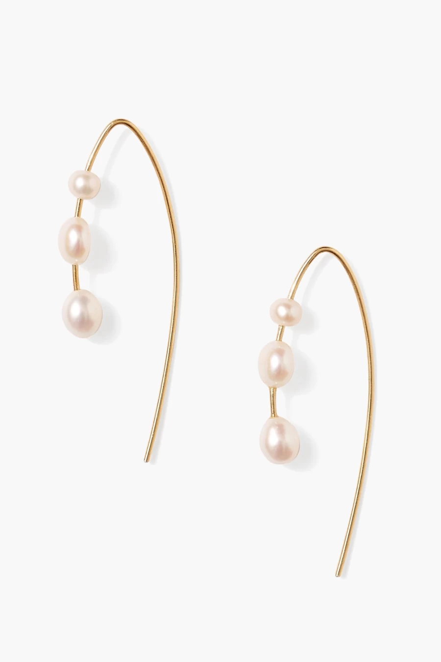 Chan Luu Women's Hanalei Pearl Earrings in Gold - Elegant Pearl Jewelry for Women
