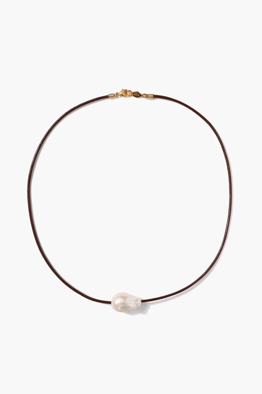 Chan Luu Women's Isla Pearl Necklace in Brown - Elegant Natural Pearl Jewelry