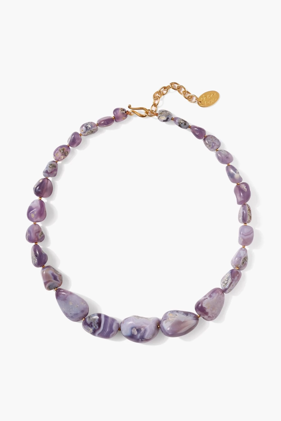 "Chan Luu Sky Necklace Chalcedony Pendant for Women – Handcrafted Blue Gemstone Jewelry"