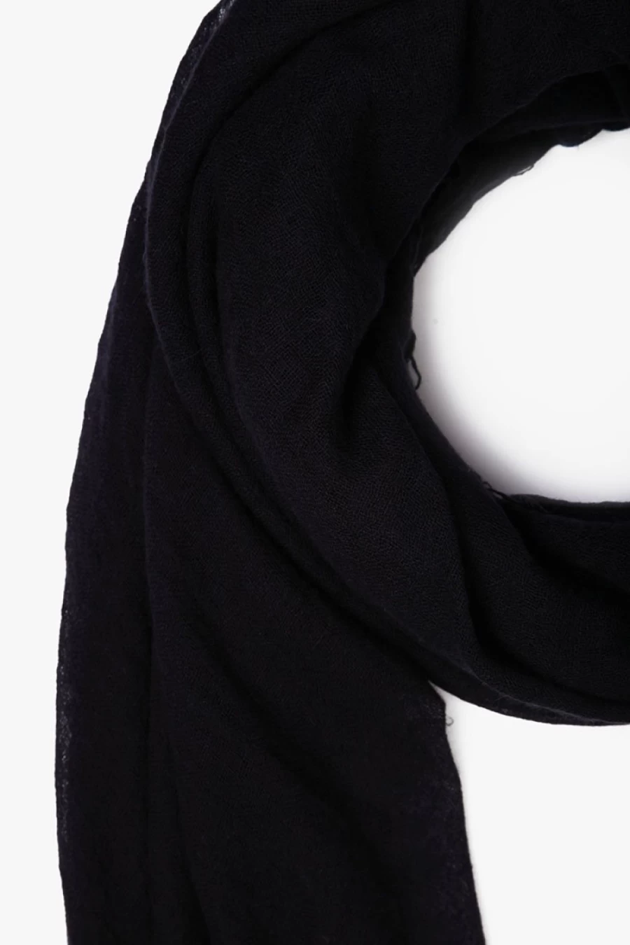 "Chan Luu Women's Black Cashmere Silk Scarf – Luxurious Soft Wrap"
