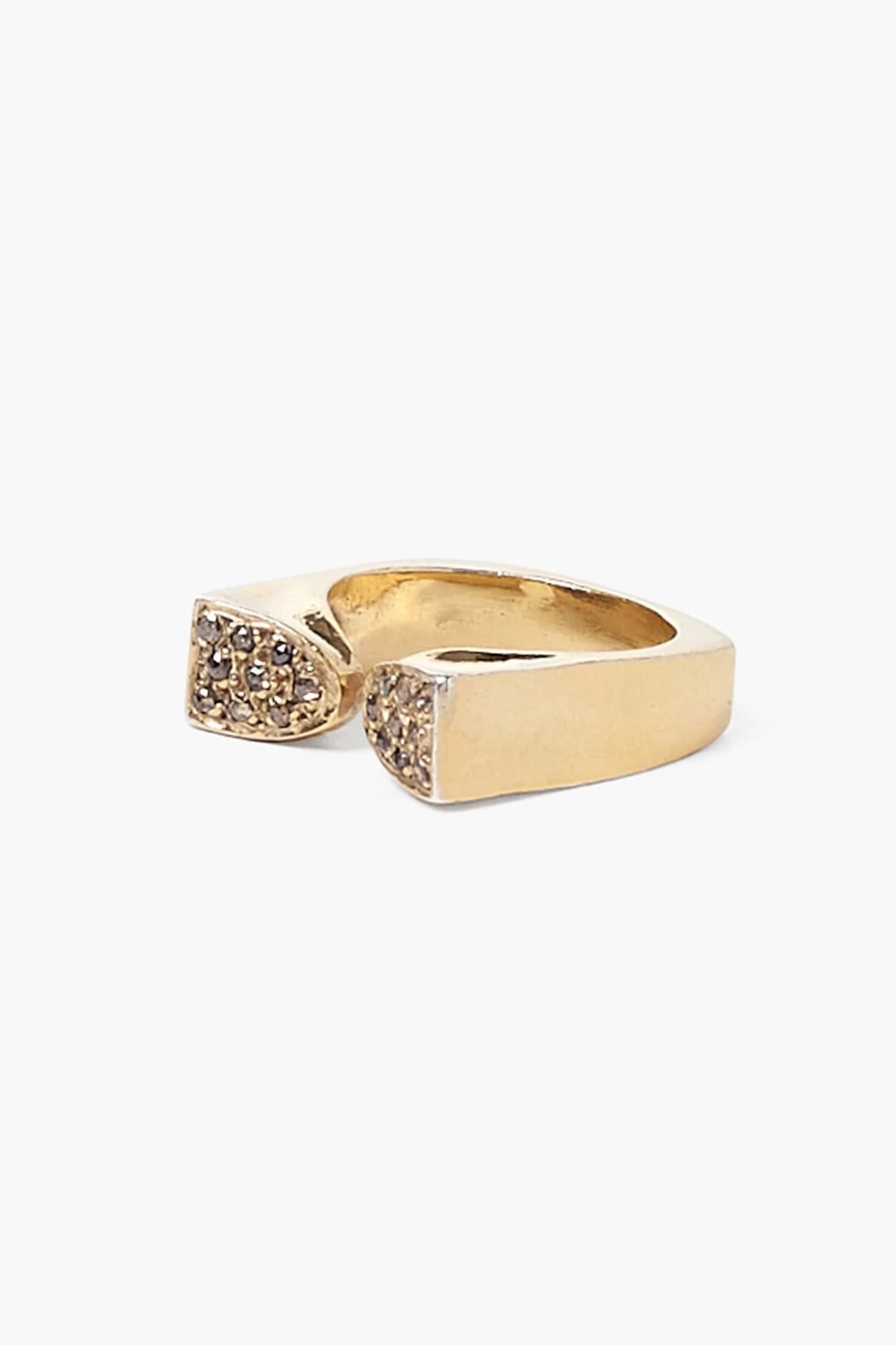 Chan Luu 14K Gold Diamond Duo Ring for Women - Elegant Stackable Ring