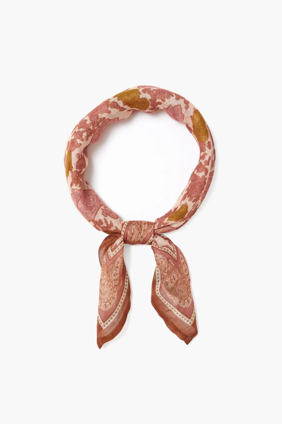 Chan Luu Women's Baked Clay Boteh Bandana Scarf - Handcrafted Bohemian Accessory