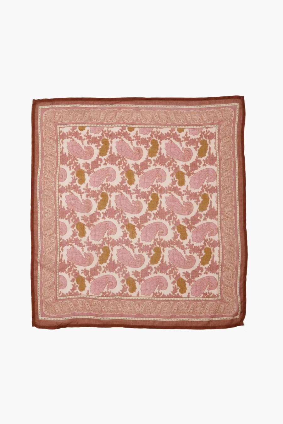 Chan Luu Women's Baked Clay Boteh Bandana Scarf - Handcrafted Bohemian Accessory