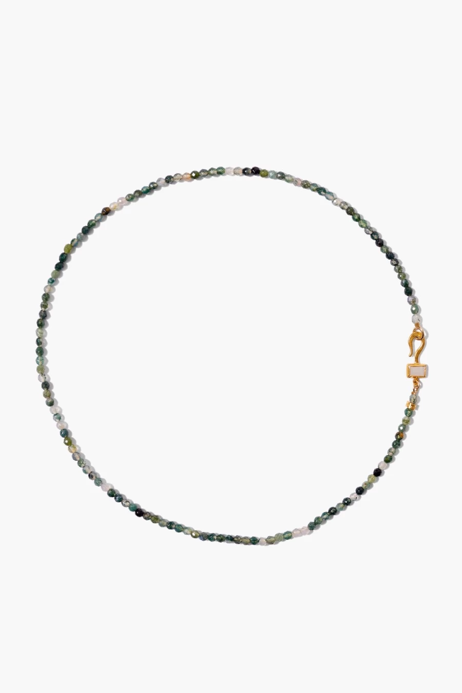 Chan Luu Women's Agate Mix Petite Odyssey Necklace – Handcrafted Beaded Gemstone Jewelry