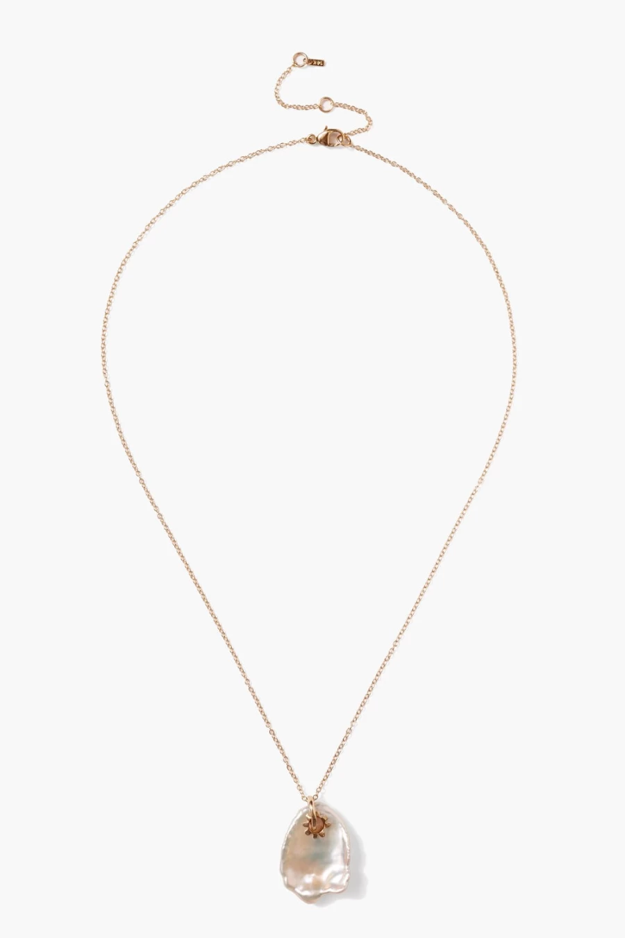 Chan Luu Women's 14K Gold Kilauea Necklace with White Pearl | Elegant Jewelry