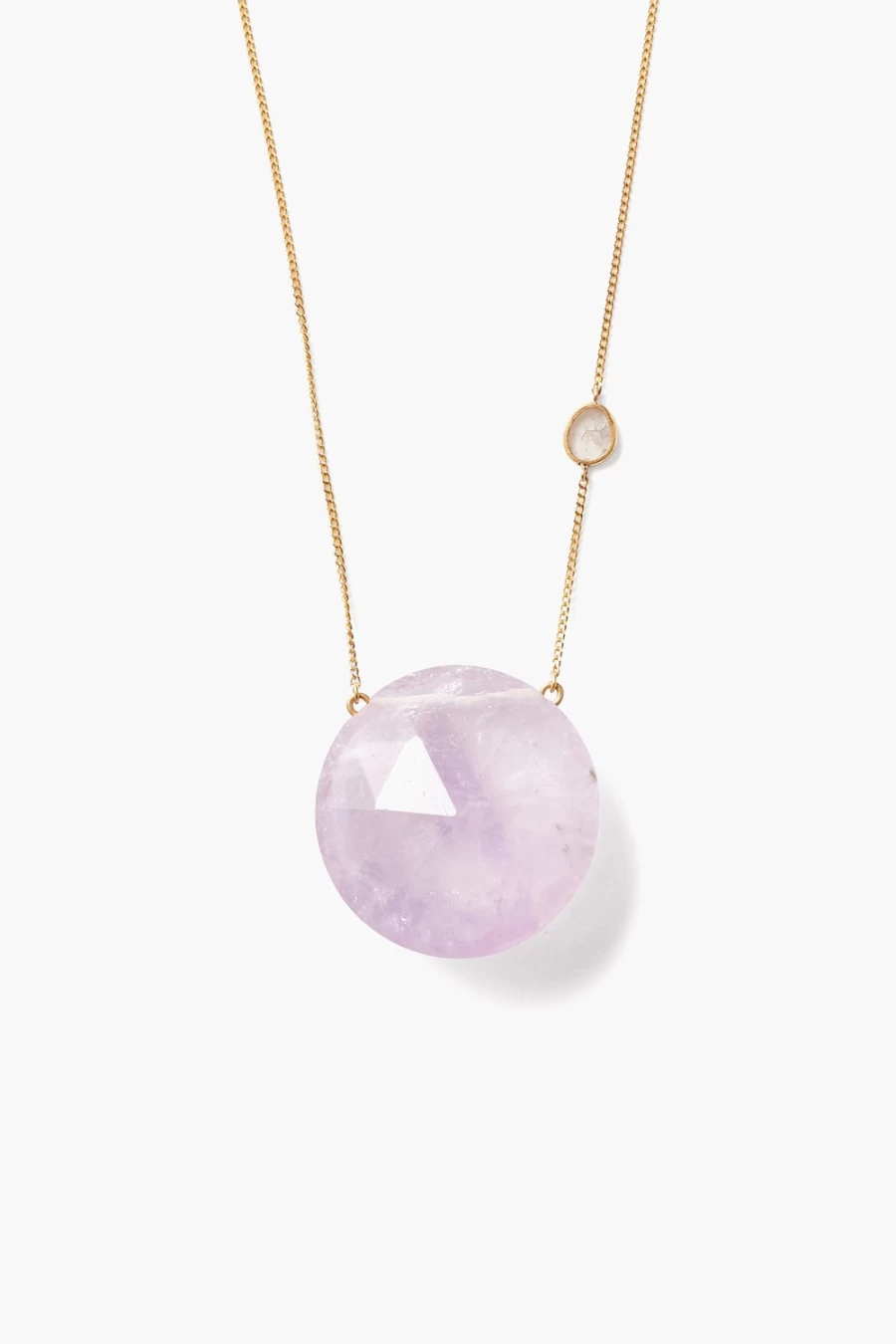 Chan Luu 14K Gold Amethyst Bonbon Pendant Necklace for Women