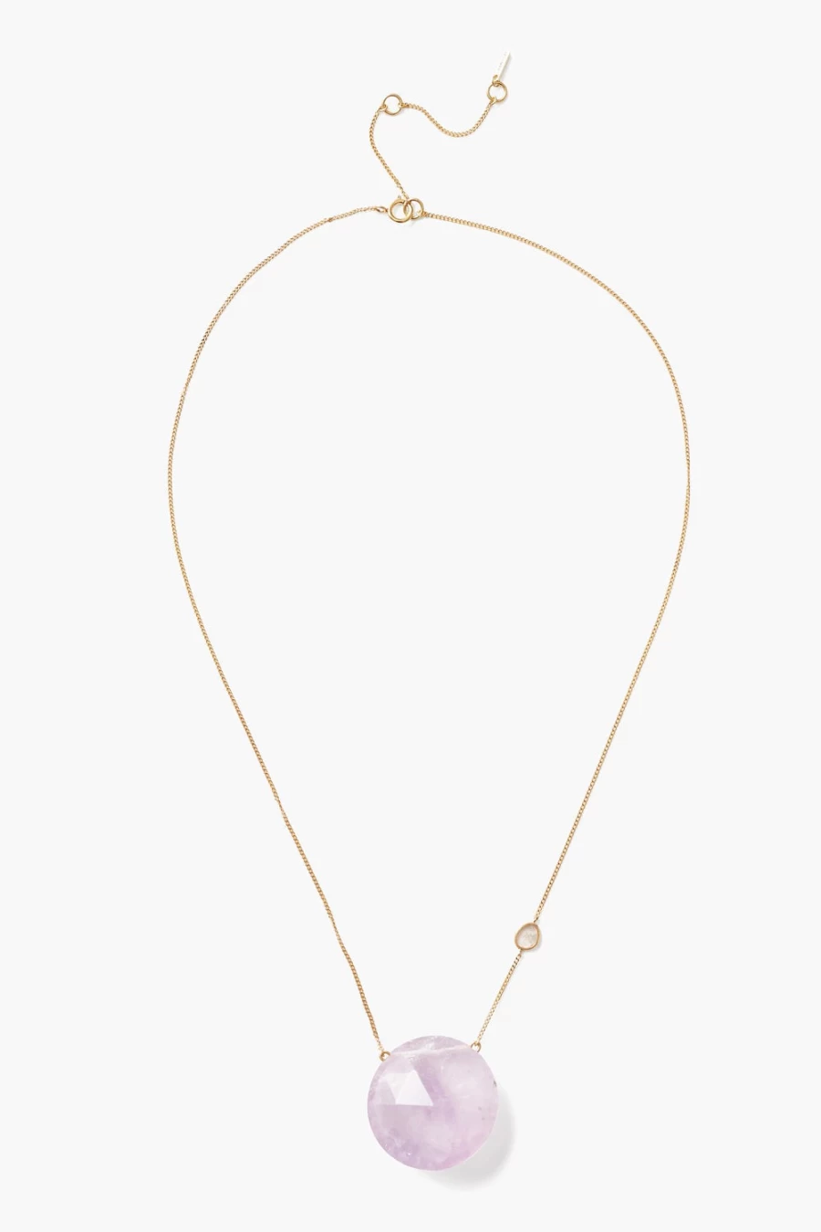 Chan Luu 14K Gold Amethyst Bonbon Pendant Necklace for Women