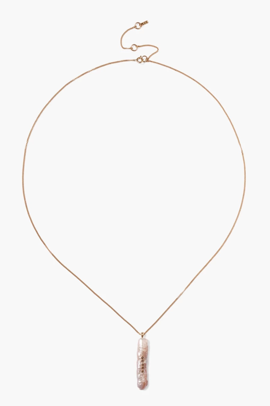 Chan Luu 14K Gold Haena Necklace with Pink Pearl for Women