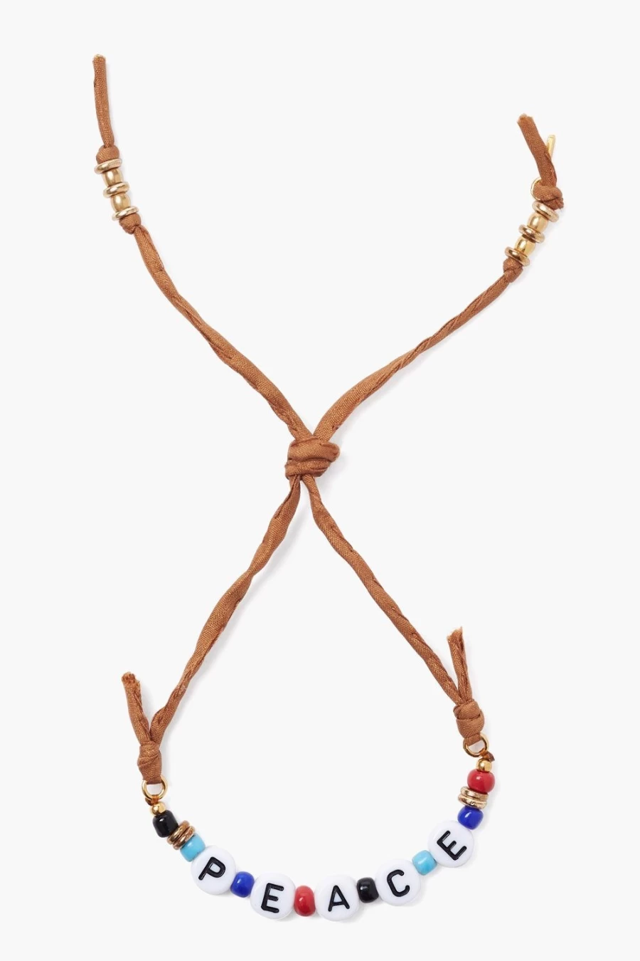 Chan Luu Women's Peace Beaded Bracelet - Ethical Fashion Initiative Handmade Jewelry