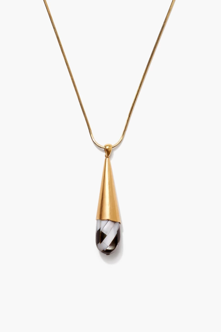Chan Luu Women's Black Mother of Pearl Cove Necklace