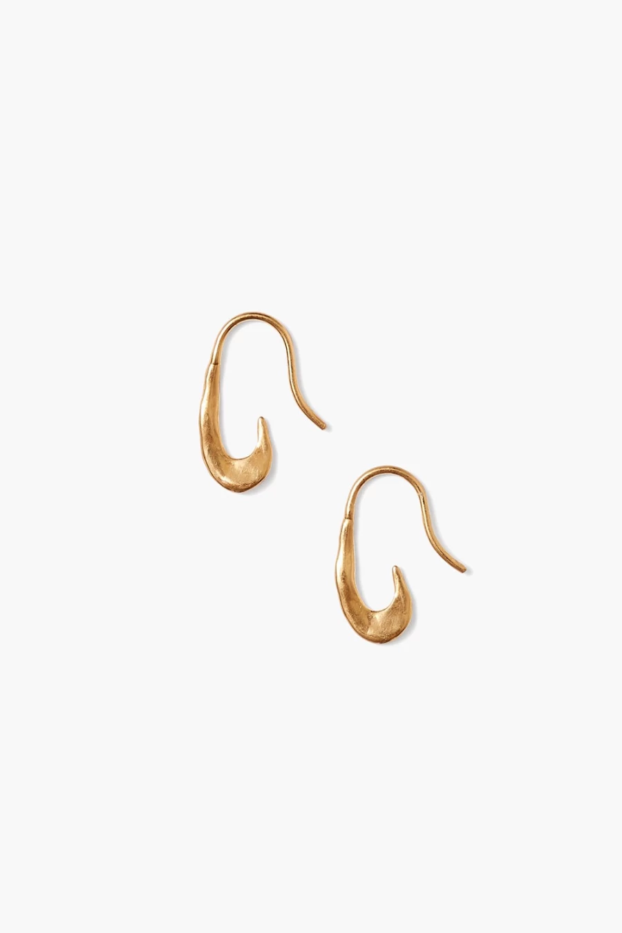 Chan Luu Women's Gala Crescent Mini Gold Earrings
