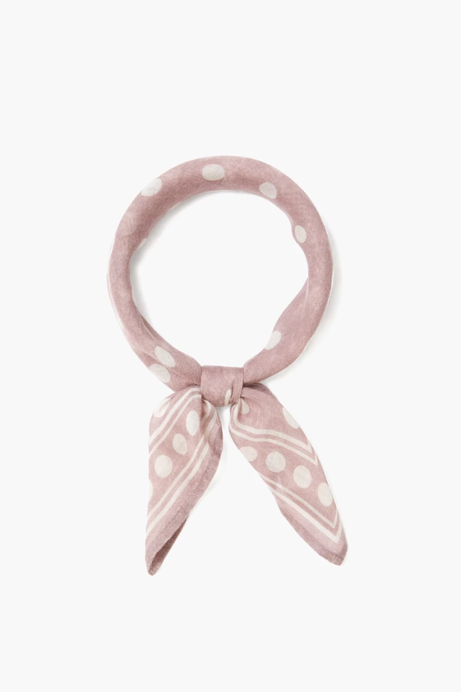 Chan Luu Women's Woodrose Polka Dot Bandana Scarf - Floral Print Fashion Accessory