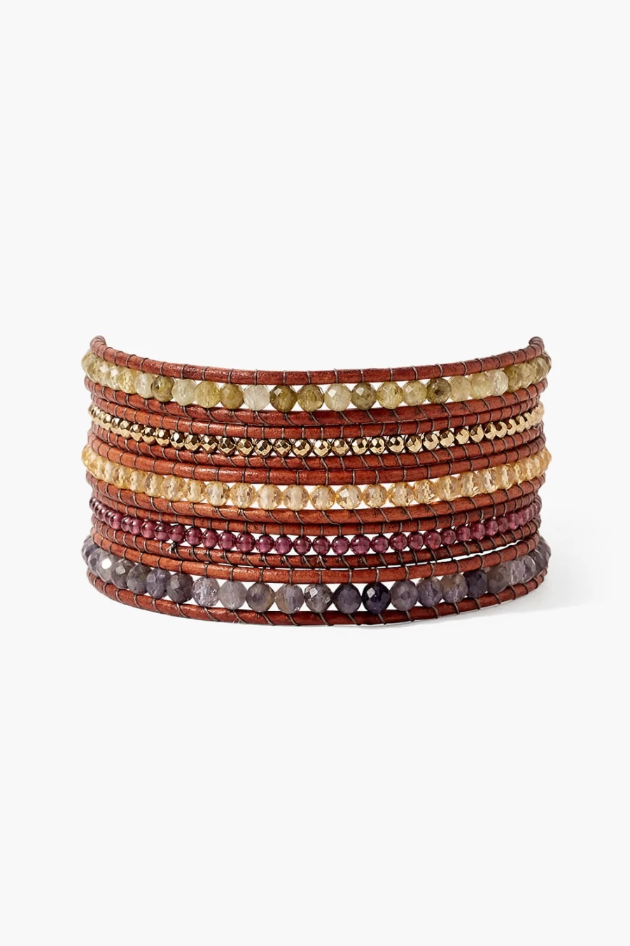 Chan Luu Women's Terra Wrap Bracelet Multi Mix - Handmade Beaded Boho Style