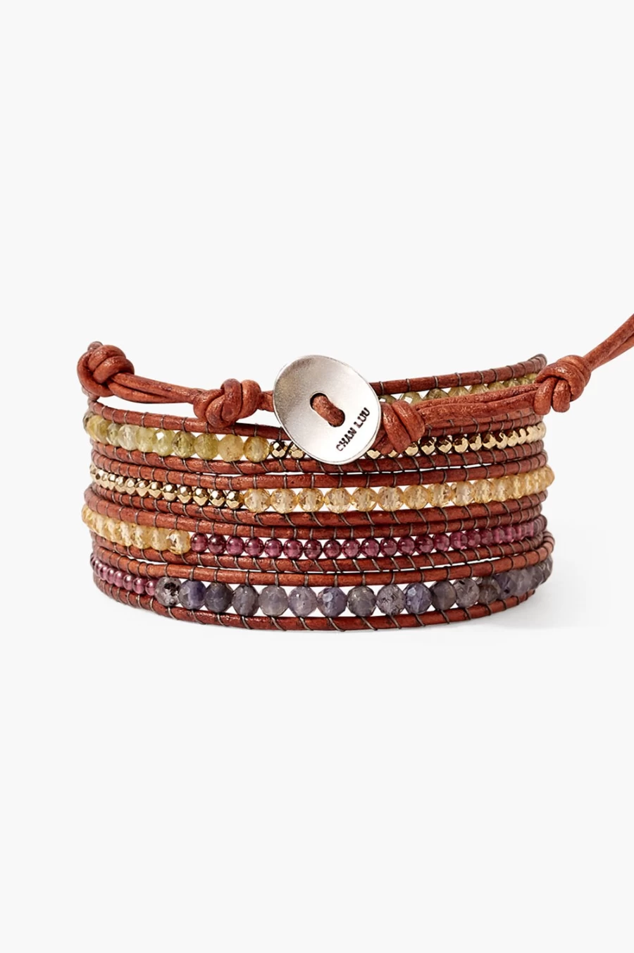 Chan Luu Women's Terra Wrap Bracelet Multi Mix - Handmade Beaded Boho Style