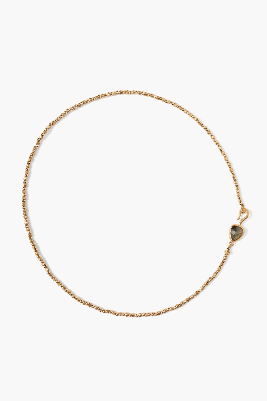 Chan Luu Women's Rahel Beaded Necklace with Genuine Labradorite Gemstone
