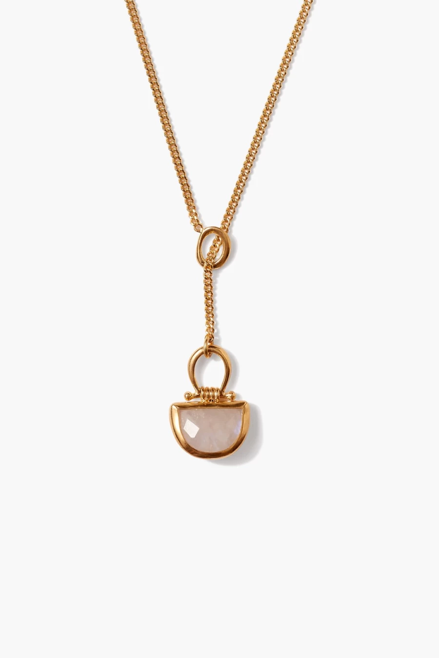 Chan Luu Women's Luna Drop Necklace with Moonstone - Elegant Boho Jewelry