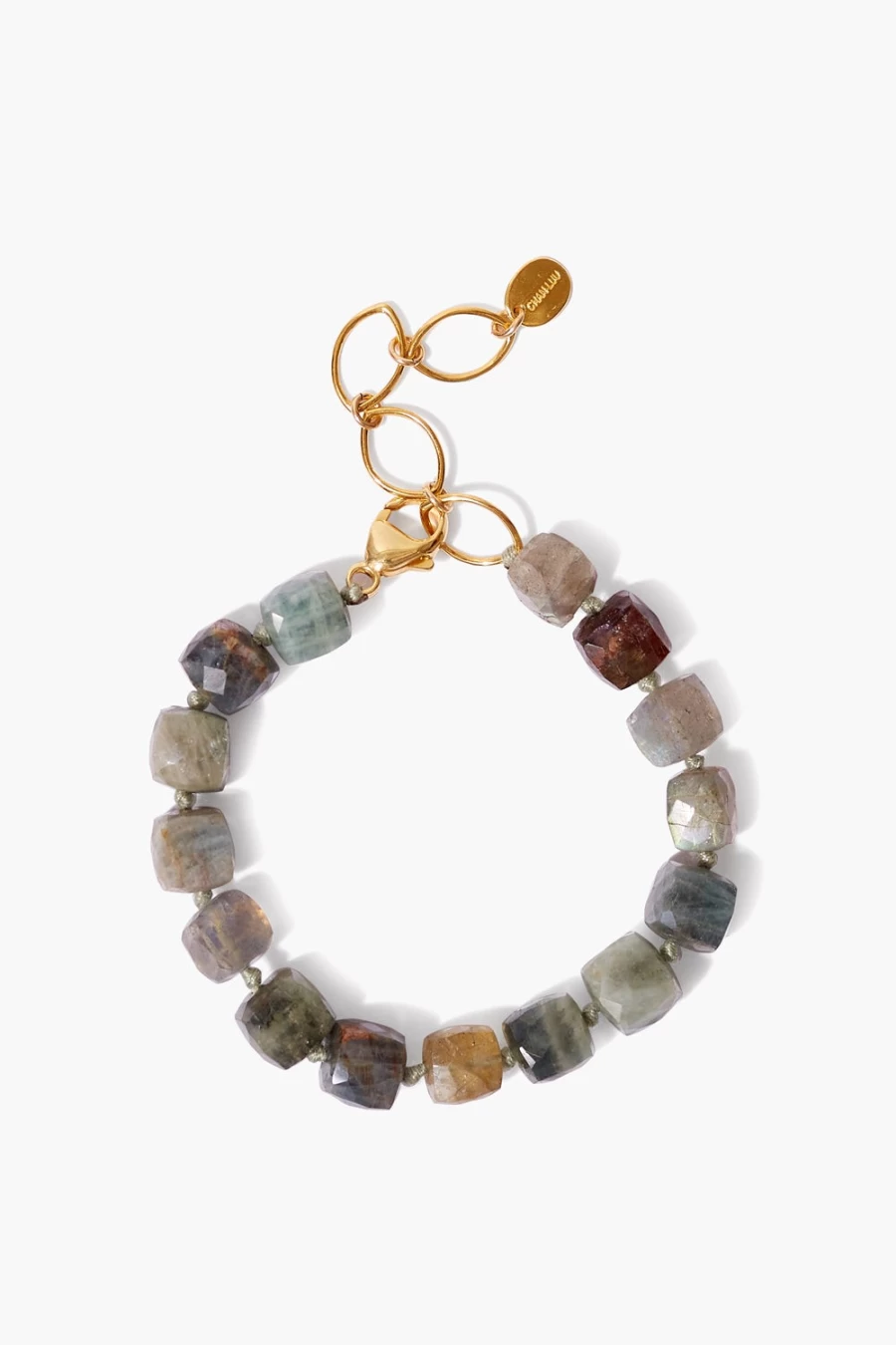 Chan Luu Women's Moss Aquamarine Olympia Beaded Bracelet