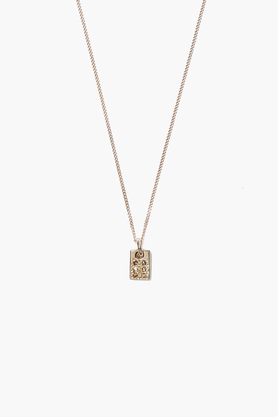 Chan Luu Women's 14K Gold Petite Domino Pendant Necklace
