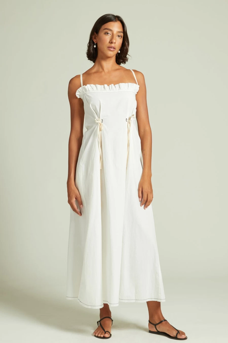 Chan Luu Women's Clara Natural Poplin Dress - Elegant & Comfortable Summer Wear