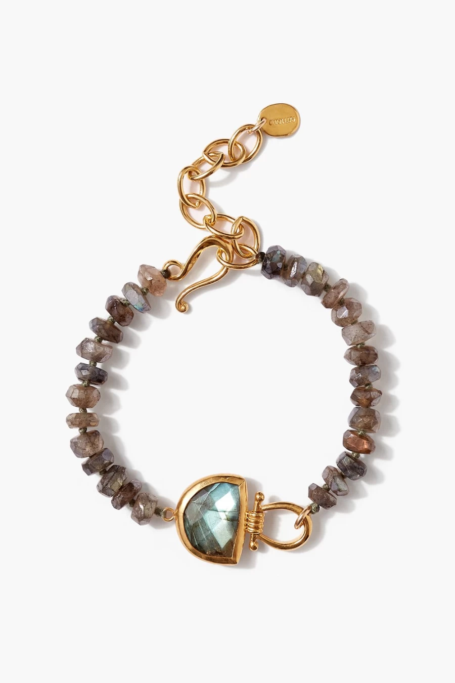 Chan Luu Women's Luna Bracelet with Genuine Labradorite Stone – Elegant Boho Style Jewelry