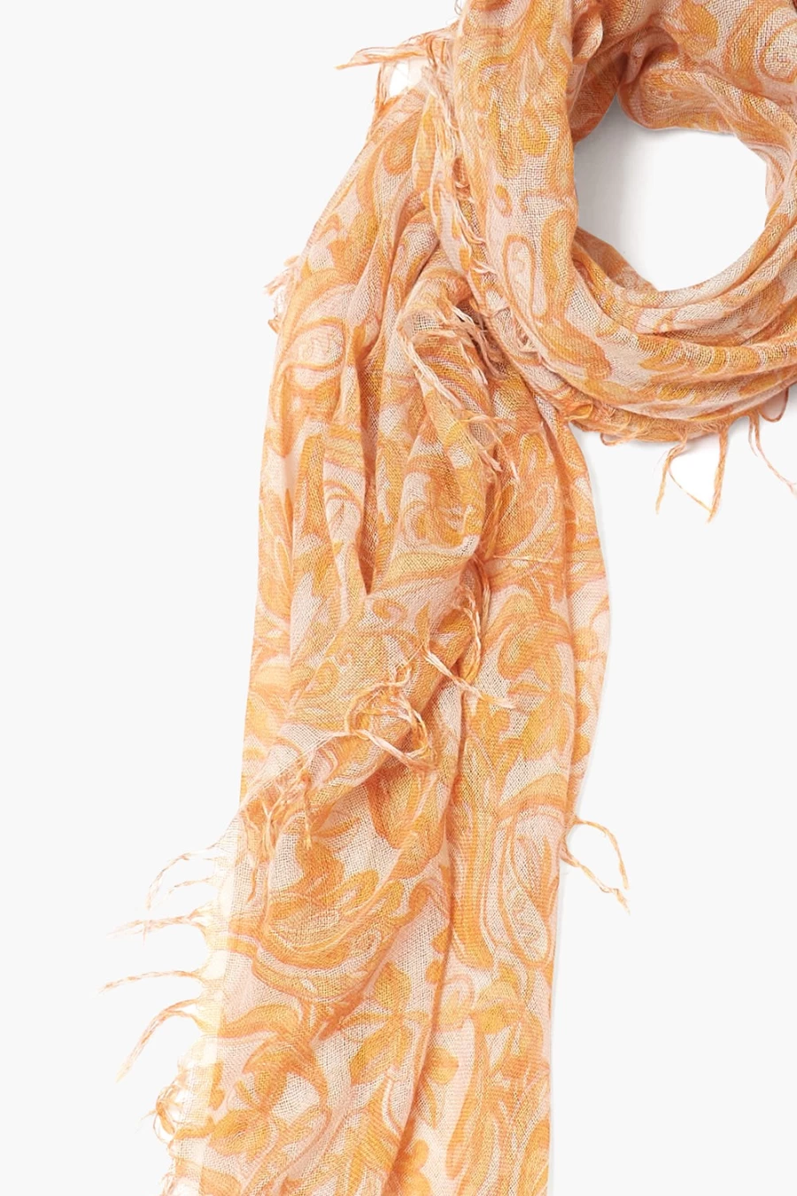 Chan Luu Women's Marigold Free Bird Cashmere Silk Scarf Luxury Fashion Accessory