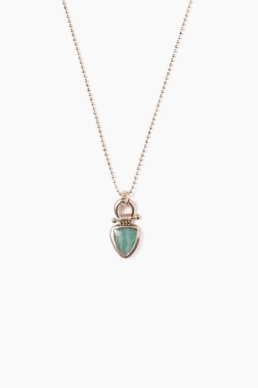 Chan Luu Women's Rahel Amazonite Silver Necklace - Handcrafted Sterling Silver Jewelry