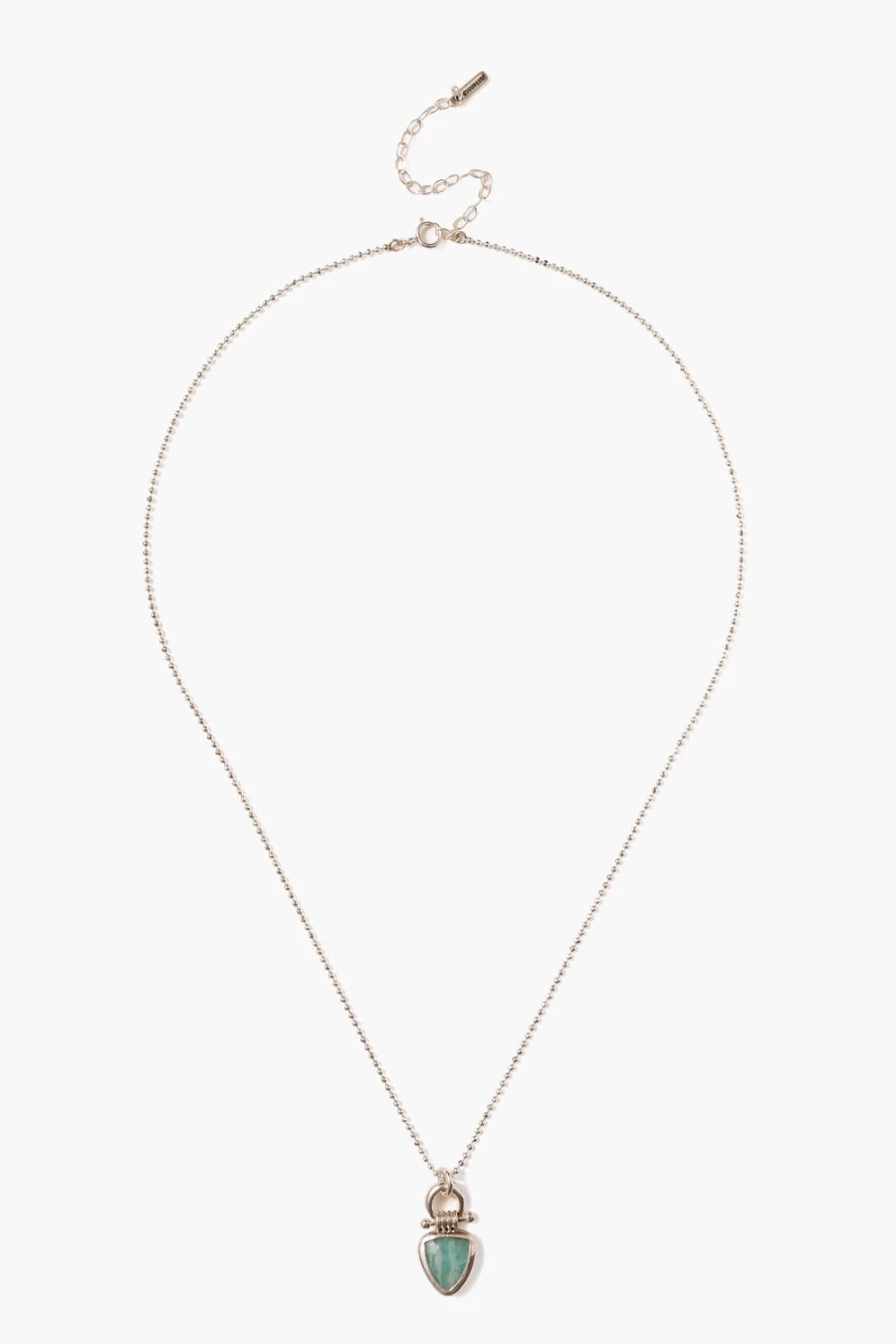 Chan Luu Women's Rahel Amazonite Silver Necklace - Handcrafted Sterling Silver Jewelry