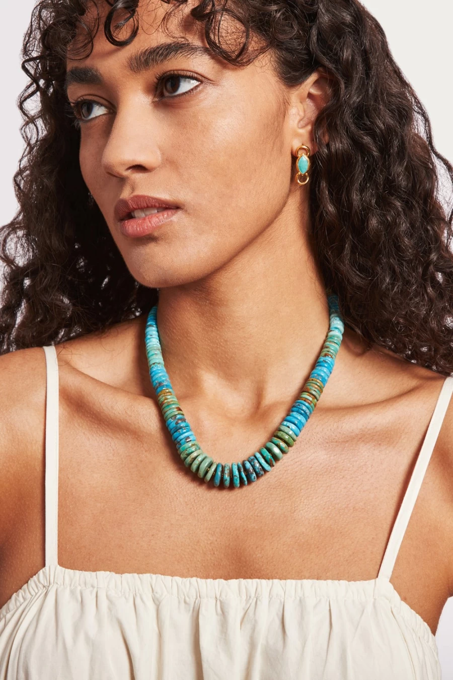 "Chan Luu Sky Necklace Turquoise – Handmade Women’s Jewelry"