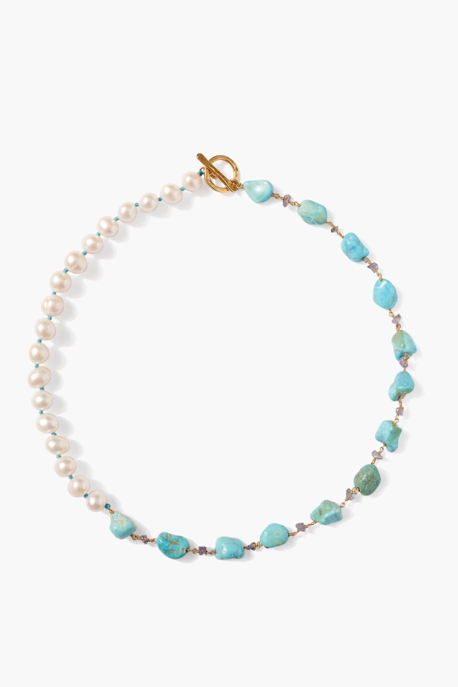 Chan Luu Women's Meridian Necklace with Turquoise - Handcrafted Boho Jewelry