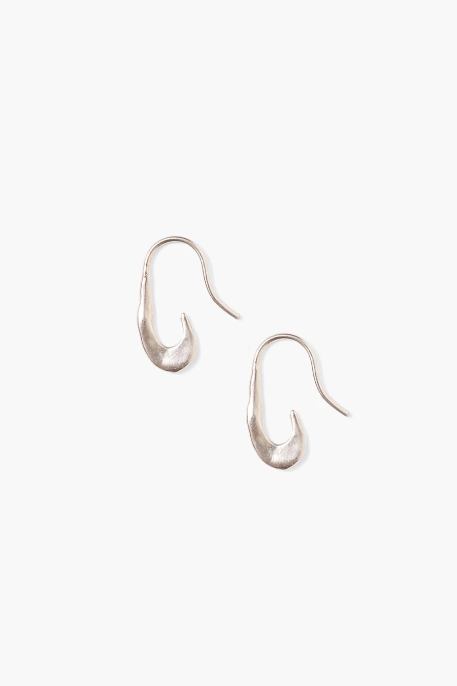 Chan Luu Gala Crescent Mini Hoop Earrings for Women - Sterling Silver Dainty Boho Jewelry
