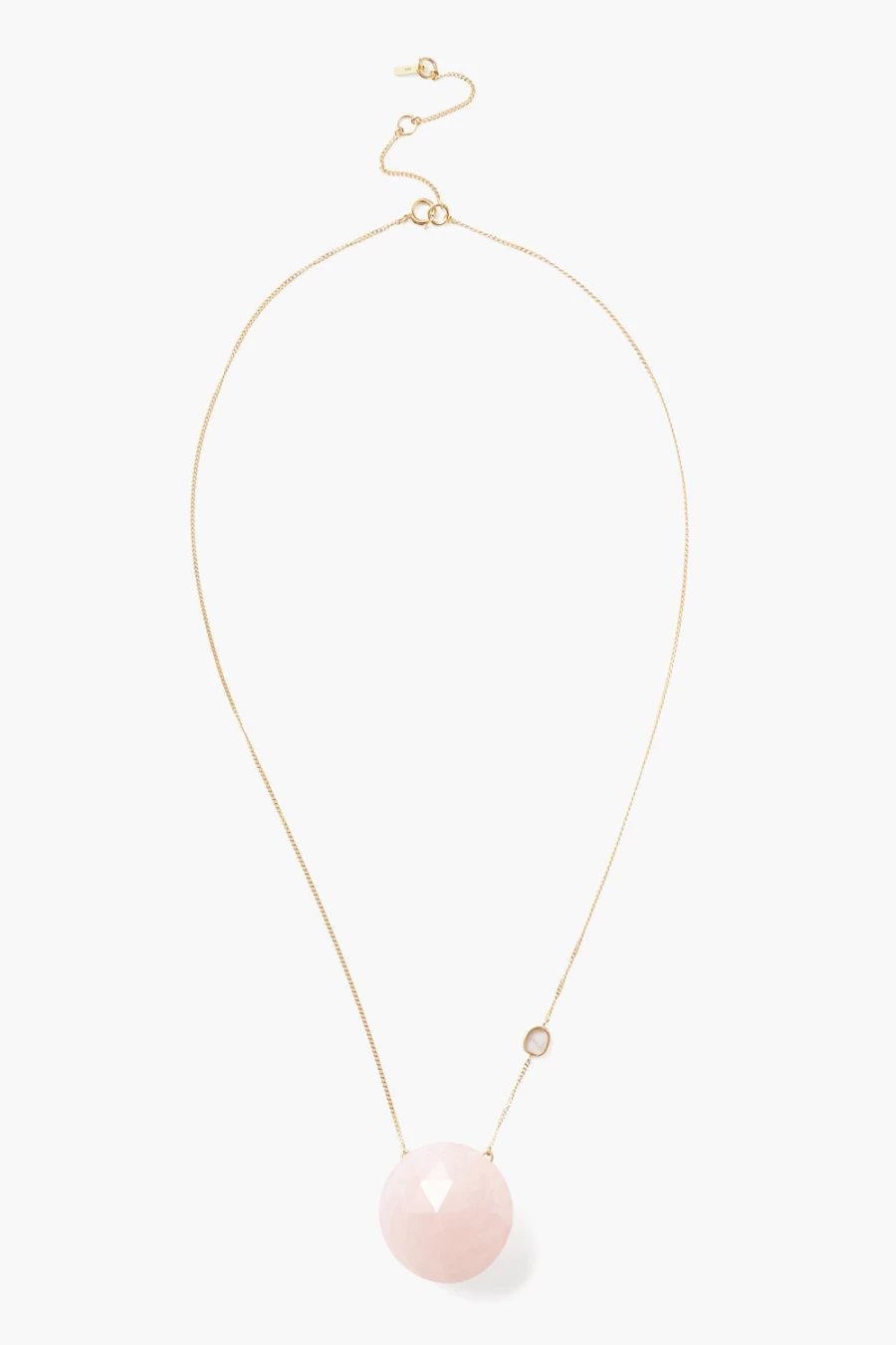 Chan Luu Women's 14K Rose Gold Bonbon Necklace with Genuine Rose Quartz Gemstone