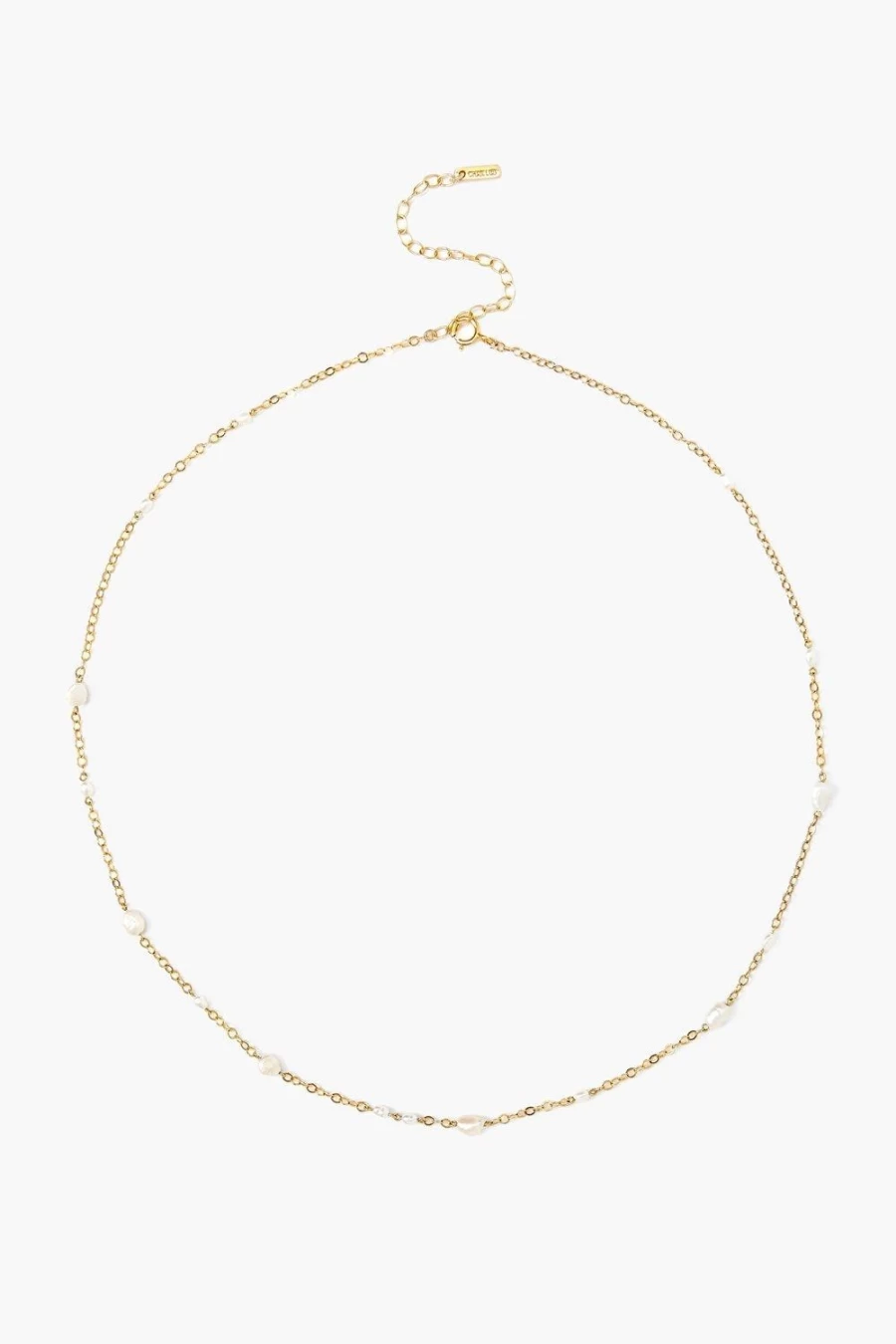 Chan Luu Women's Free-Form White Pearl Mix Short Necklace