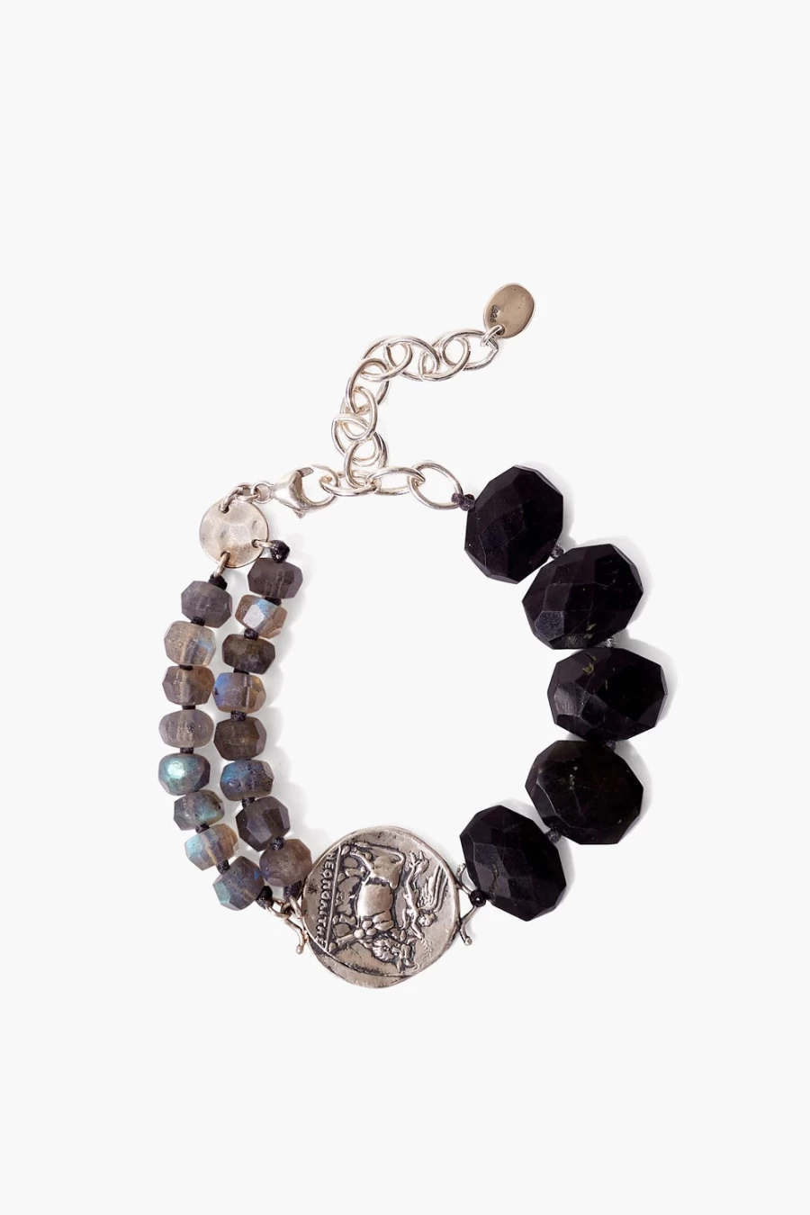 Chan Luu Women's Labradorite Hypatia Charm Bracelet – Mix Stone Beaded Spiritual Jewelry
