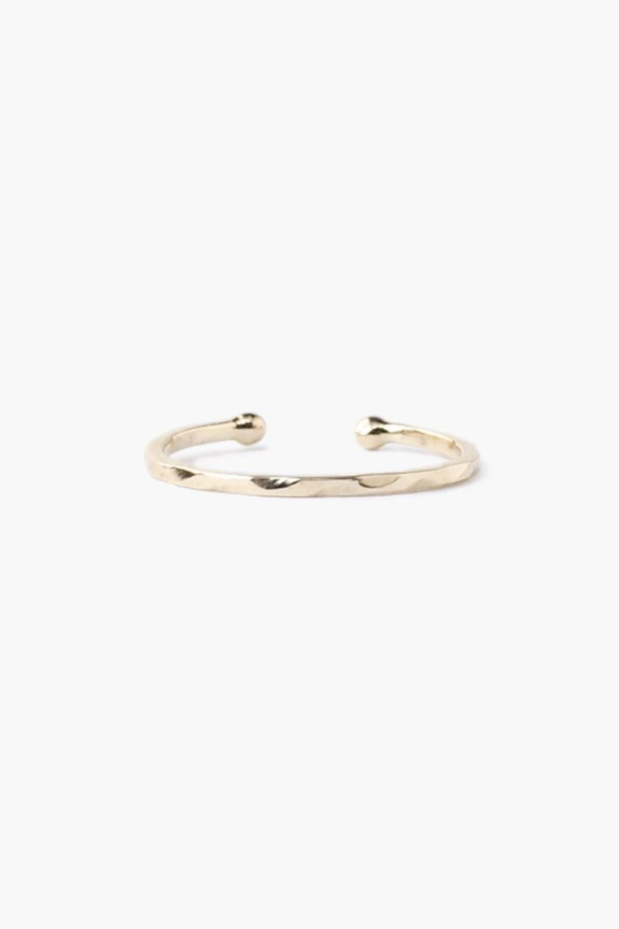 Chan Luu Women's 14K Gold Hammered Toe Ring - Handcrafted Boho Chic Jewelry