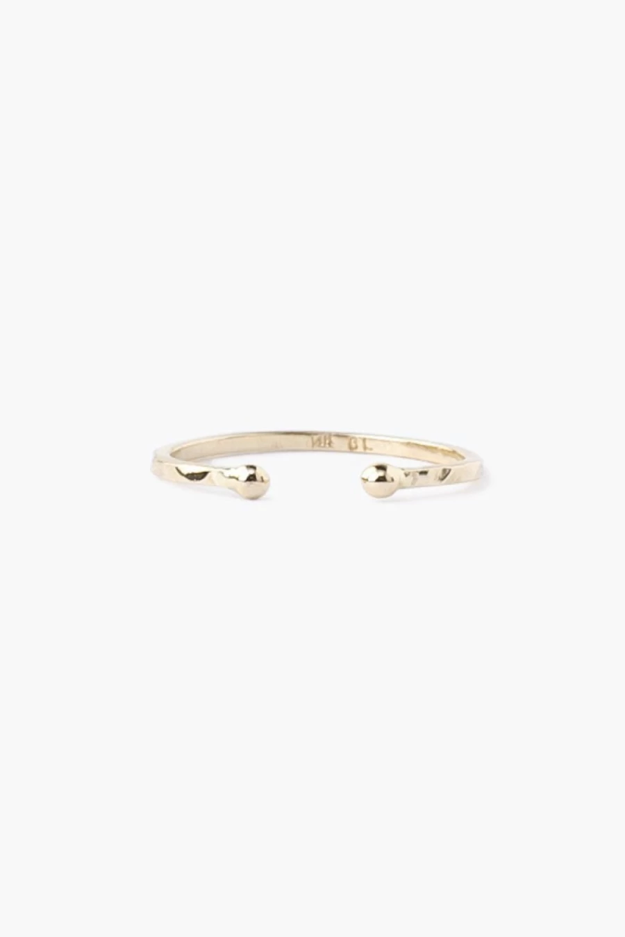 Chan Luu Women's 14K Gold Hammered Toe Ring - Handcrafted Boho Chic Jewelry