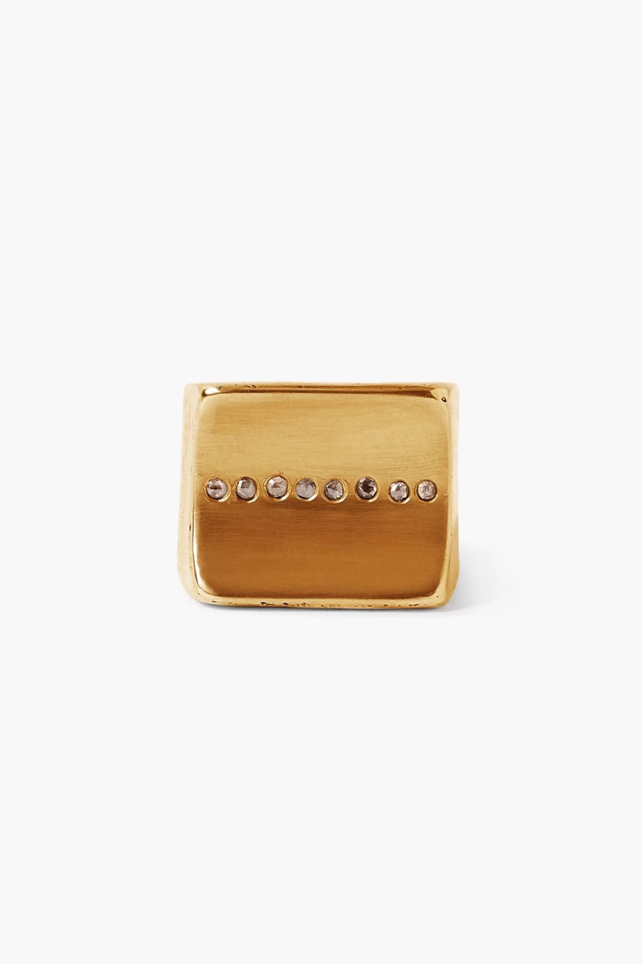 Chan Luu Women's Serra Ring in Gold - Handcrafted Gold-Plated Stackable Ring