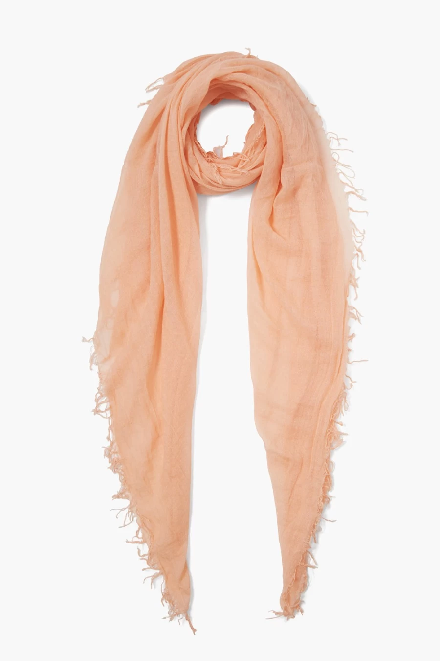 Chan Luu Women's Peach Cashmere Silk Scarf - Luxurious Soft Blend Wrap