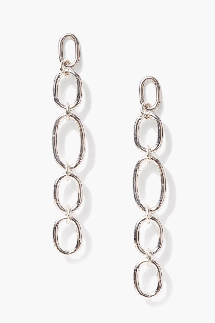 Chan Luu Women's Ravello Silver Chain Earrings – Sterling Silver Dangle Jewelry