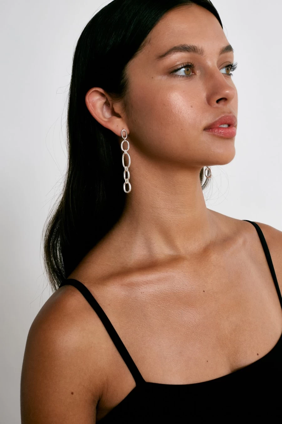 Chan Luu Women's Ravello Silver Chain Earrings – Sterling Silver Dangle Jewelry