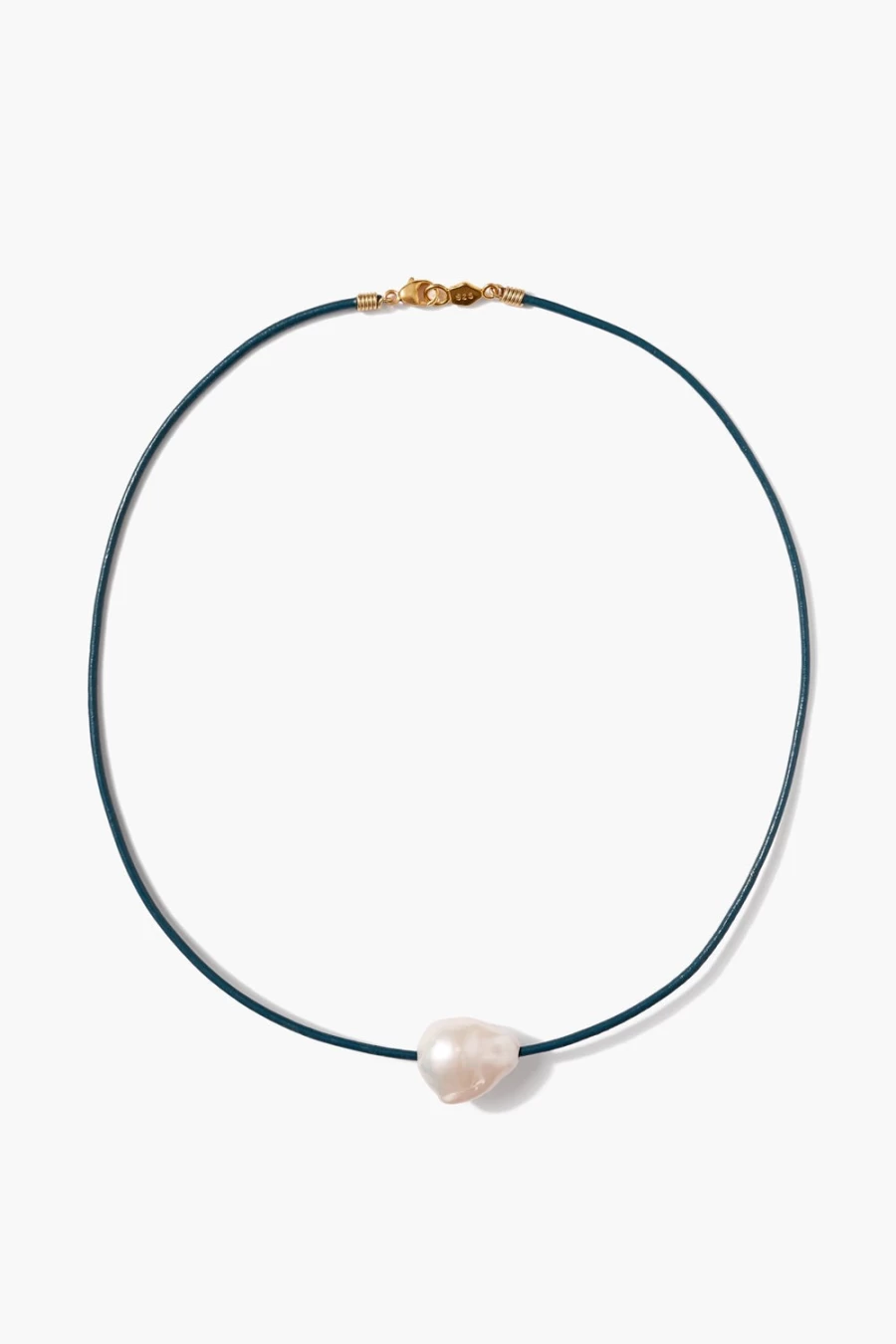 Chan Luu Women's Isla Pearl Necklace in Iris Blue - Handcrafted Beaded Jewelry