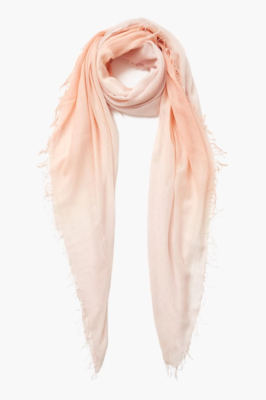 "Chan Luu Women's Tropical Peach Dip-Dyed Cashmere Silk Scarf"